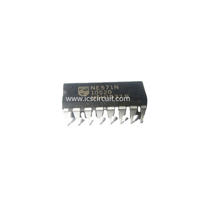 NE571N IC eletrônico integrou Chip Compandor Temperature Compensated