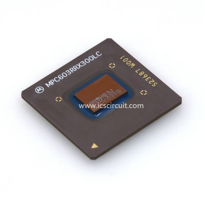 A microplaqueta MPC603RRX300LC integrou o microprocessador Risc 603e Powerpc