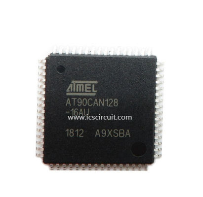 Memória Flash do ISP dos bytes do microcontrolador 128k de IC AT90CAN128-16AU