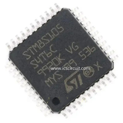 Microcontrolador IC do bocado MCU do circuito integrado 8 de STM8S105S4T6CTR